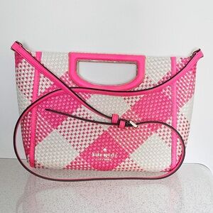Kate Spade Pink and Cream Crossbody Bag